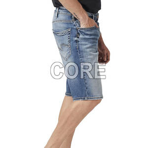 กางเกงยีนส์ขาสั้นสำหรับผู้ชายกางเกงขาสั้นลำลอง - Product Image 2