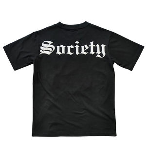 เสื้อยืดโอเวอร์ไซส์ผ้าฝ้าย/ใยไผ่ ปักโลโก้ตามสั่ง คุณภาพสูง ปักเรียบง่าย แขนสั้น ลายเรียบ แบรนด์ส่วนตัว น้ำหนัก 300 กรัม - Product Image 6