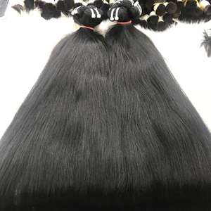 Extensiones de cabello humano sin procesar de alta calidad, extensiones de cabello humano sin procesar, súper doble dibujado, Compre Ahora y obtenga descuento - Product Image 3