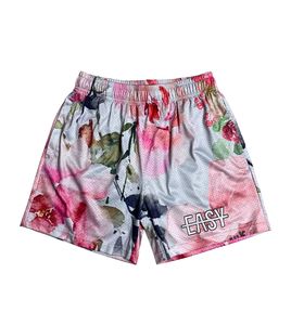 Pantalones cortos deportivos de baloncesto para hombre, de malla para gimnasio, con logotipo personalizado, entrenamiento, poliéster, doble capa, 100% algodón, patrón sólido - Product Image 5