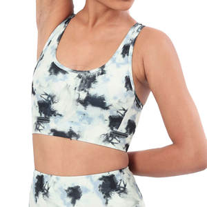 Soutien-gorge de sport respirant et écologique pour femme, maintien élevé, grande taille, style simple, avec marque privée - Product Image 1