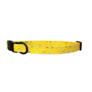 Citrus Pattern Dog Collar Adjustable Pet Neck Collar with Quick Release Buckle and Metal D Ring - Product Image 1
