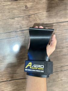 Empuñaduras de goma negra de alta resistencia para gimnasia y entrenamiento de gimnasio cómodas antideslizantes Unisex personalizables - Product Image 6