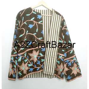 Premium Wholesale Embroidered Cotrise <b>Jacket</b> girls Ethnic Short Coat For Winter Stylish Traditional Outerwear for Womens - Product Image 6