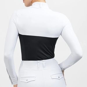 High Performance <b>Women's</b> Equestrian <b>Shirt</b> <b>Long</b> Sleeves Flexible Fit Custom Clothing Wholesale Baselayer Top Horse Riding <b>Shirts</b> - Product Image 4