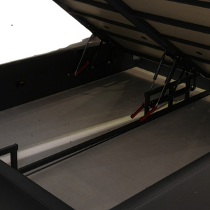 Tête de lit de luxe en cuir Heritage confortable avec rangement et cadre en acier, base relevable moderne - Product Image 6