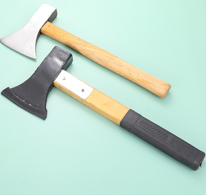 Hacha de camping de grado industrial forjada directamente en fábrica para exteriores, hacha para trabajar la madera con mango largo - Product Image 3