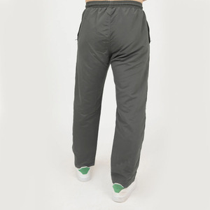 Llegada del 2024, pantalón gris de microfibra para hombre, corte recto informal con cierre de cintura elástica, transpirable y opción de logotipo personalizado - Product Image 2