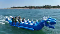 Jeu d'eau gonflable Dragon Boat équipement aquatique gonflable de haute qualité pour adulte