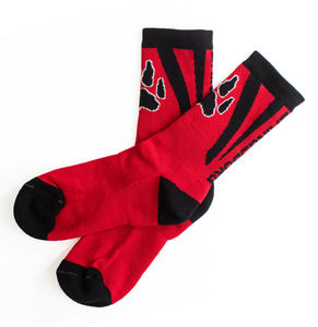 Chaussettes d'hiver pour hommes avec design et logo personnalisés, chaussettes de sport unisexes en coton pour le football, chaussettes athlétiques antidérapantes pour hommes - Product Image 5