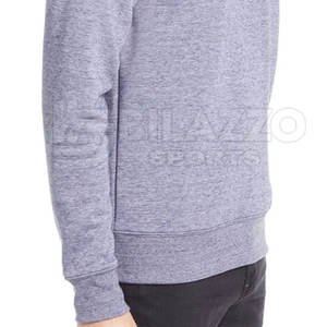 Sudaderas básicas de mezcla de algodón de alta calidad, venta al por mayor, sudadera de jersey liso para imprimir - Product Image 3