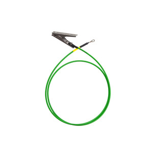Cavo di messa a terra con pinza(e) di messa a terra, cavo di messa a terra dritto verde, cavo di 2 m, ATEX - Product Image 1