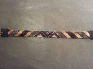 Bracelet pour femme de haute qualité, broderie florale, pompon et perles de pierre créatives, tressé, cadeau d'amitié, perles de pierre - Product Image 3