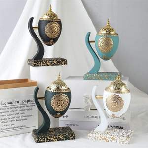 Horloge de table en acier inoxydable de luxe BERNER, décoration de bureau minimaliste moderne pour la maison et le bureau - Product Image 1