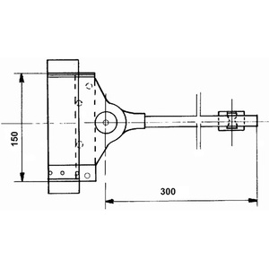 Heavy Duty <b>Spring</b> <b>Door</b> Closer for 80 Kg <b>Doors</b> Galvanised DENI - Product Image 4