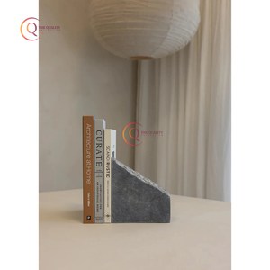 Premium Quality Vintage White Marble Table Decorative Bookends Simple and Classy Look Pattern <strong>Book</strong> <strong>Stand</strong> and Holder From Indian