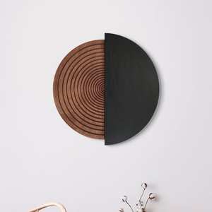 Panneau d'appoint mural moderne en résine et bois pour décoration intérieure et style intérieur décoratif pour décoration murale moderne - Product Image 3