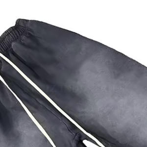 Pantalon de survêtement évasé délavé à l'acide pour homme, nouvelle collection, style unique, respirant - Product Image 3