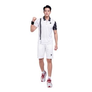 เสื้อยืดกีฬาแบดมินตัน ยูนิเซ็กซ์ คุณภาพสูง ระบายอากาศ แห้งเร็ว ผลิตจากโพลีเอสเตอร์ 100% รับผลิตตามแบบ สั่งทำได้ ราคาโรงงาน - Product Image 4