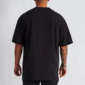 Camiseta corta cuadrada transpirable superventas de 2025, artículo cómodo, ropa de calle de algodón 100%, camiseta al por mayor, precio de fábrica, timbre - Product Image 3