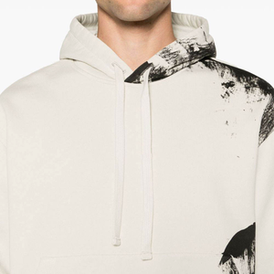 Sweat à capuche unisexe en molleton de coton imperméable, conception de logo personnalisée OEM, respirant, uni, teint, 340g, couleur et taille personnalisées - Product Image 5