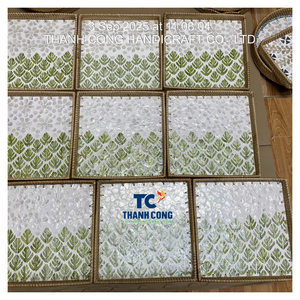 ถาดมุกแท้จากโรงงานที่เชื่อถือได้ ของตกแต่งหรูหราสำหรับเดือนรอมฎอน ถาดรอมฎอน ถาดมุกแท้จากเวียดนาม - Product Image 1