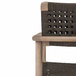 La Silla de comedor está hecha de madera de teca de alta calidad, material resistente a la intemperie que es perfecto para uso en exteriores - Product Image 4