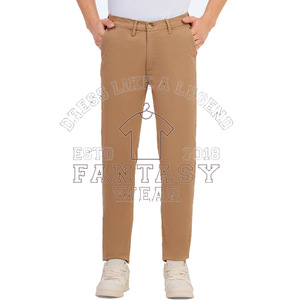 Pantalones Chinos Casuales para Hombre FANTASY WEAR 2026, Premium y de Alta Calidad, Corte Ajustado, de Algodón, con Diseño y Logotipo Personalizados - Product Image 1