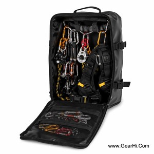 Estuche Organizador de Equipo de Escalada y Montañismo Resistente al Agua con Mosquetones Reforzados para Arneses de Rappel y Herrajes de Montaje - Product Image 1