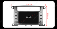 MEKEDE Android Car Multimedia Stereo GPS Navigasi Car-play Head Unit untuk Toyota Land Cruiser 100 LC100 8 inci 1998 - 2007