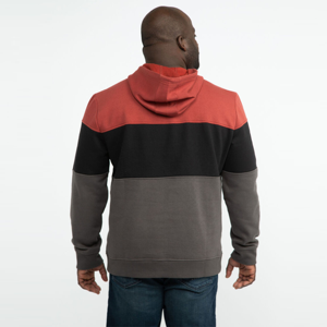 Sweat à capuche uni pour homme - Sweat à capuche moderne d'automne pour la superposition, idéal pour les tenues de sport décontractées, 100% coton - Product Image 2