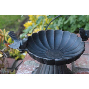 Nouveauté : bacs à eau et mangeoires pour oiseaux en métal durable pour parcs et jardins, avec couleurs et dimensions personnalisées - Product Image 3