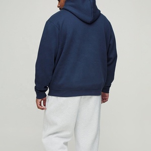 Sweat-shirt à capuche de luxe en coton mélangé 450gsm/600gsm pour hommes de grande taille XL avec col à capuche - Product Image 3