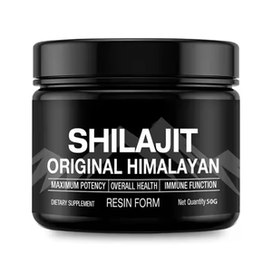 Résine de Shilajit de l'Himalaya d'origine de marque privée 50g riche en acide fulvique et humique 100% résine de Shilajit pure pour la santé des hommes et des femmes - Product Image 1