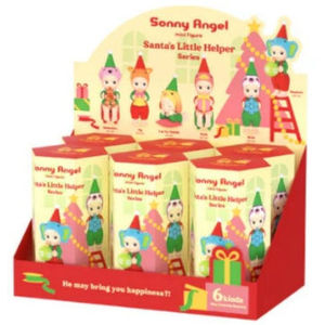 Collection scellée de 6 figurines en plastique Sonny Angel Santa's Little Helper Series, inspirée de l'animation japonaise - Product Image 1