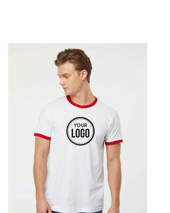 เสื้อยืดคอกลมแขนสั้นสำหรับวัยรุ่นชายหญิงเสื้อยืดเข้ารูปแบบเรียบคอกลมแขนสั้นใช้ได้ทั้ง100% และผู้ชาย - Product Image 6