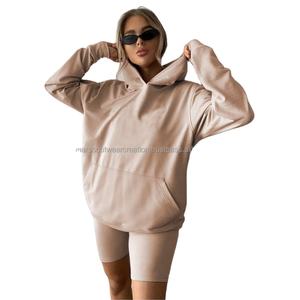 Femmes nouvelle mode surdimensionné haut court Super doux respirant polaire sweat capuche à manches longues Zip pull Style hiver chaud - Product Image 1