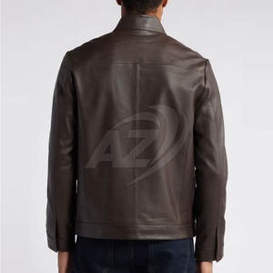 Chaquetas de cuero para hombre cálidas de invierno con cuello levantado de alta calidad de fabricante pakistaní personalizables al mejor precio - Product Image 2