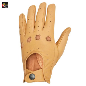 ถุงมือหนังแกะสำหรับผู้ชายและผู้หญิงถุงมือฤดูหนาวแฟชั่นหนังแท้มาใหม่ - Product Image 1