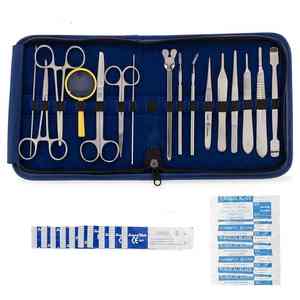 Kit de dissection pour étudiants de 25 pièces de haute qualité Outils manuels en acier inoxydable certifiés CE Garantie de 3 ans Anatomie des étudiants en médecine - Product Image 6