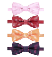 En gros, Nœuds papillon personnalisés pour mariage, formels, unis, en polyester et soie, faits main, réglables, respirants et à séchage rapide