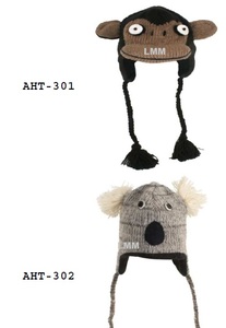 Tinh Khiết Cừu Len Tay Dệt Kim Con Hươu Cao Cổ Động Vật Hat 100% Len Mô Hình Nhân Vật Cho Du Lịch - Product Image 2