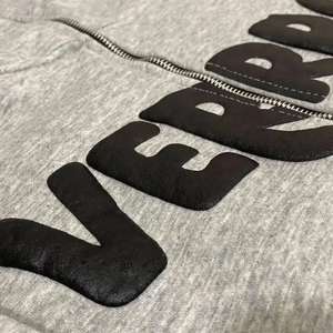 Chándal informal transpirable de dos piezas para hombre, con capucha, bordado, 3D, estampado de soplo, Logo, cara completa, conjunto con capucha y cremallera - Product Image 3