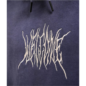 Sweat-shirt à capuche surdimensionné vintage délavé à l'acide pour homme, en mélange de coton épais, style streetwear, personnalisable, vente en gros OEM - Product Image 3