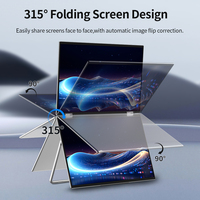 Écran portable pour ordinateur portable à triple écran double 15,6 pouces, écran portable 1080P, écran double pas cher, écran LCD étendu pour ordinateur portable