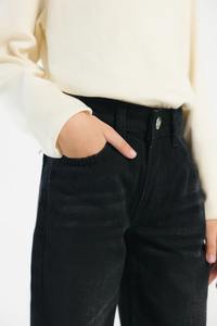 Mignon actif enfants filles Jeans confortable décontracté Denim pantalon à la mode été tenue quotidienne - Product Image 4