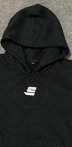Sweat à capuche décontracté pour homme en coton de haute qualité, épais, en molleton bouclette, couleur unie, avec logo personnalisé, séchage rapide - Product Image 5
