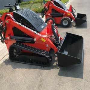 Qilu 220V Skid Steer Loader with Front End Shovel <b>Track</b> Earth-Moving Machinery Gearbox Core Components and <b>Pump</b> Motor Engine - Product Image 1