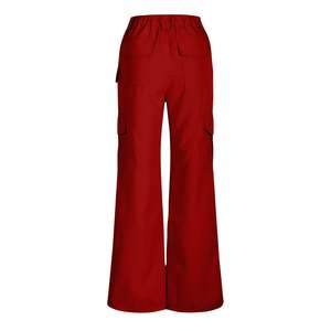 Pantalon cargo léger à jambe droite pour femmes avec des poches pratiques et un style décontracté et décontracté pour tous les jours - Product Image 2