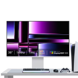 TCOIORアルミモニター38インチ4kゲーミングPCモニター144hzコンピューター画面液晶モニター写真グラフィックデザイン用 - Product Image 1